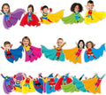 gisgfim 80Pcs Super Theme Hero Cutouts Back to School Decorations Bulletin by gisgfim