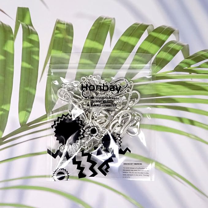 Honbay 60PCS Alloy Fish Hook Double Sided Fish Charms Pendant Fishing Jewelry - Image 7