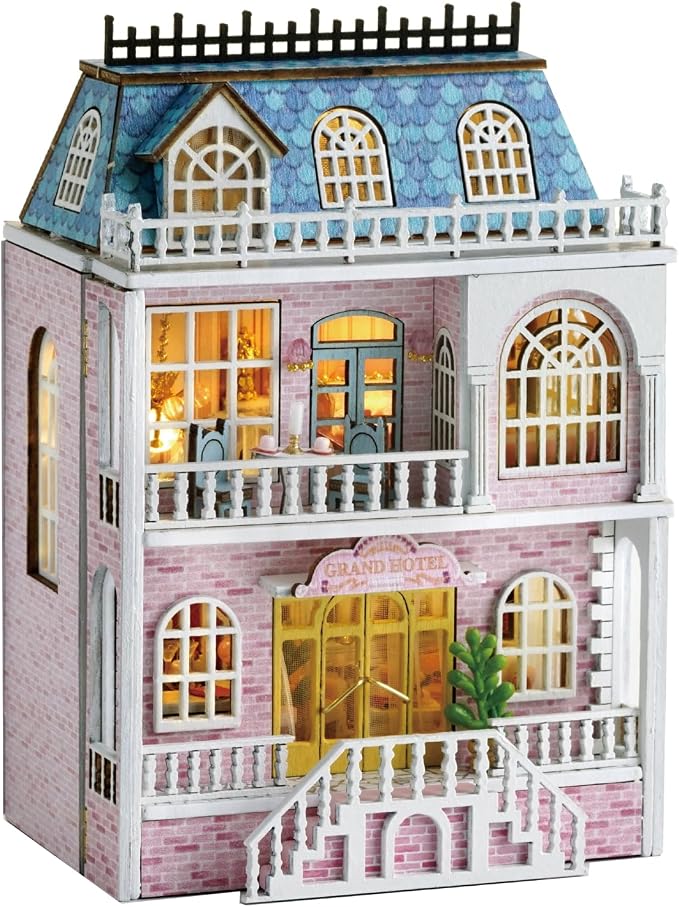 Flever Dollhouse Miniature DIY House Kit Creative Room by Flever