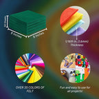 FabricLA Acrylic Felt Sheets for Crafts - Image 3