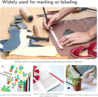 12 PCS Tailors Pencil Set, Sewing Fabric Pencils and Fabric Marker Pens - Image 5