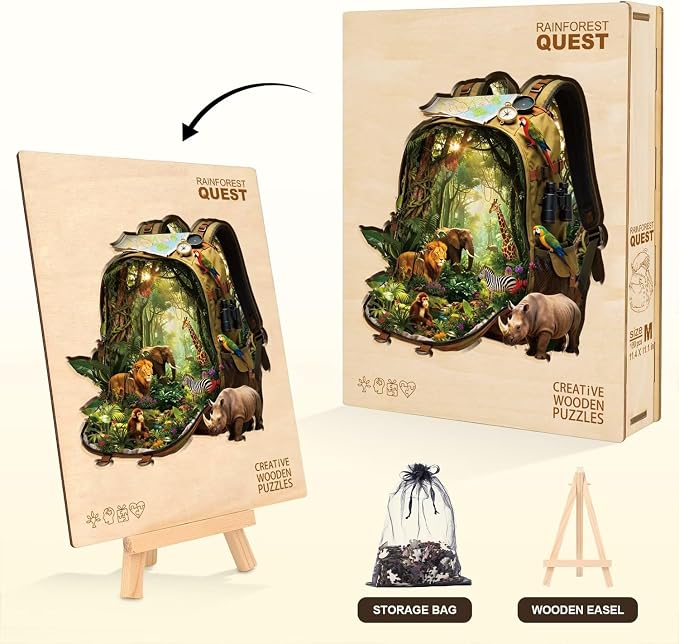 Rainforest Quest Puzzles Adults Gifts - Image 5