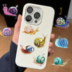 50 Pcs Clear PET Snail Aesthetic Stickers - Image 4