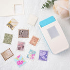 BAOFALI 2Pcs/Set Stamp Puncher 1x1inch &1.5x1.5inch Large Square Postage Stamp - Image 7