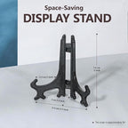 Artliving 3 Inch Black 12pcs/Set Plastic Easels Plate Display Stands Picture - Image 3