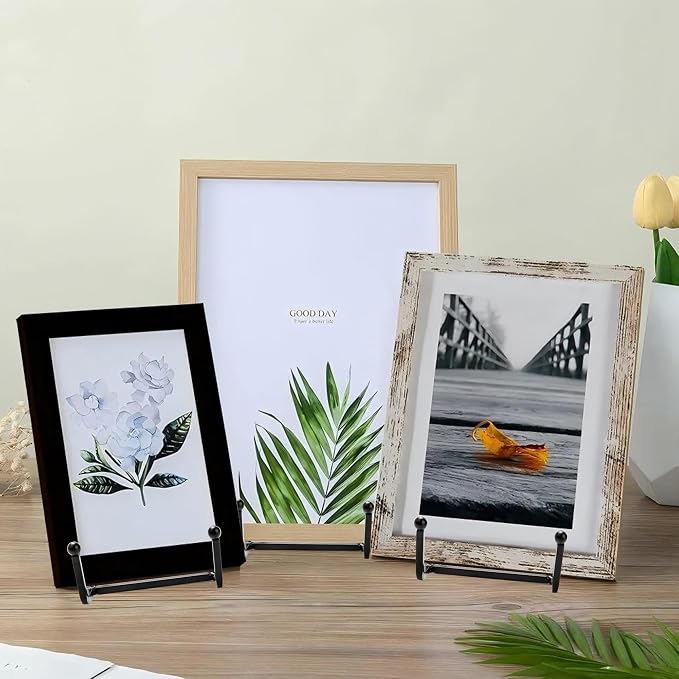 18 pcs 4.5in Plate Stands for Display, Metal Plate Holders Display Stands Can - Image 2