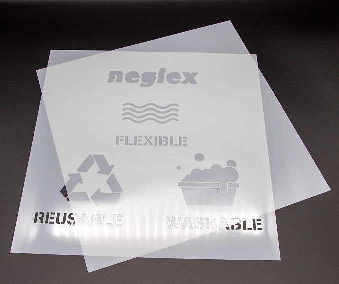 7.5mil Blank Mylar Sheets, 12X12 inch Milky Translucent PET Blank Stencils - Image 3