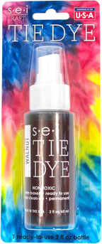 S.E.I. Walnut Tie Dye Spray Bottle: 2oz. Non Toxic Fabric Dye Spray, DIY - Image 4