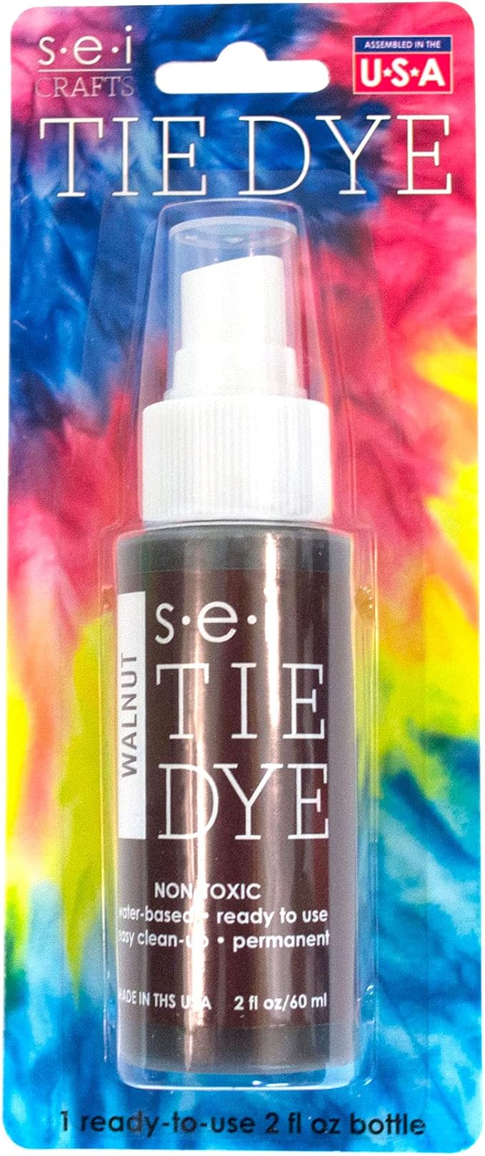 S.E.I. Walnut Tie Dye Spray Bottle: 2oz. Non Toxic Fabric Dye Spray, DIY - Image 4
