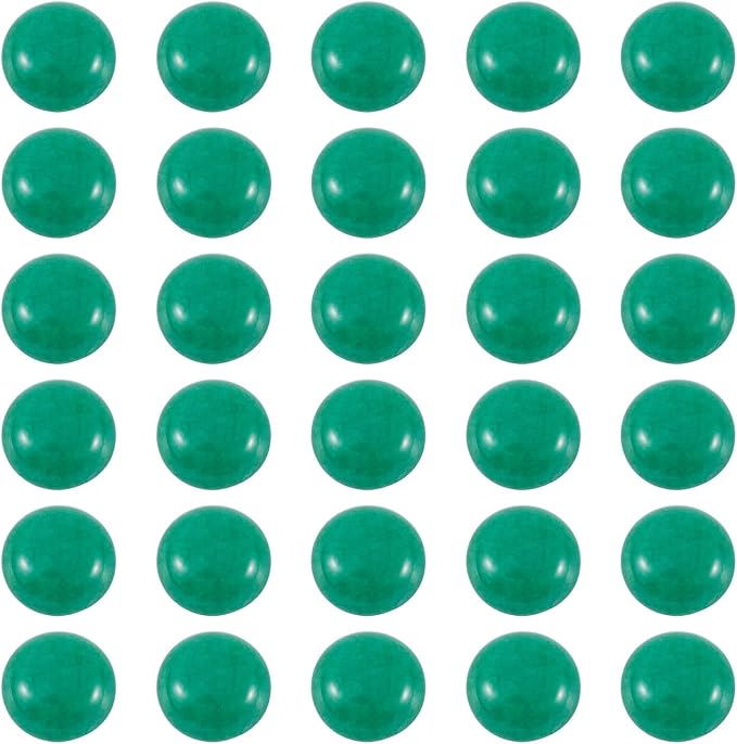 FASHEWELRY 50Pcs Natural White Jade Cabochons Flat Back Gemstone Cabochons 12mm by FASHEWELRY