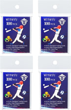 400 Pcs Soft Trading Card Sleeves, Top Loading Penny Card Sleeves by WITHYU