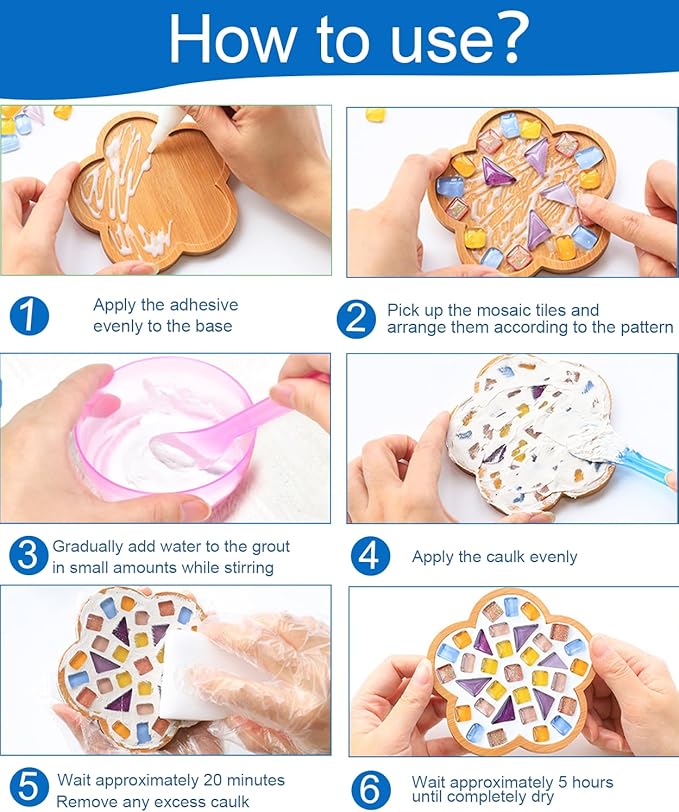 4 Sets DIY Mosaic Kits for Adults - Image 5