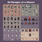 90PCS Gothic PET Stickers Set – Waterproof Die-Cut Stickers - Image 5