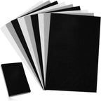 Whaline 18Pcs Felt Fabric Sheets Soft Thick Assorted Black Grey White Craft by Whaline