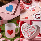 12 PCS Love Heart Stencils for Painting - Image 4
