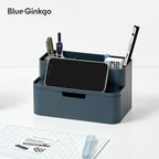 BLUE GINKGO Compact Desk Organizer – Small 5-Compartment, Half Drawer Storage – - Image 5