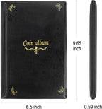 150 Pockets Coin Album, Penny Collecting Book, Souvenir Coins Collection Holder - Image 7