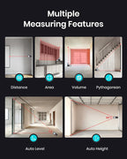 MILESEEY Laser Measurement Tool, 229Ft Laser Measure - Image 8