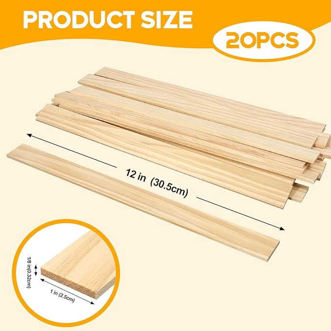 Wood Strips Slats Wooden Dowels - Image 3