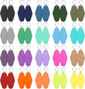 LOTMER 20/30/40/80 PCS Hotel Keychain Blank by LOTMER