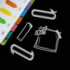 GLOBLELAND Calendar Planner Clear Stamps Planner Transparent Silicone Stamp Seal - Image 4