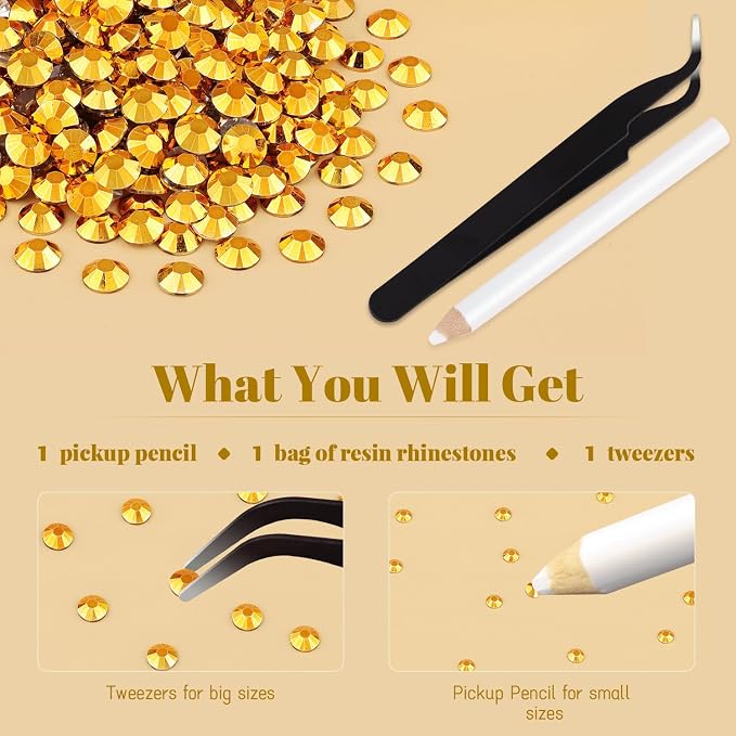 4000PCS 5mm Resin Rhinestones Bulk - Image 7