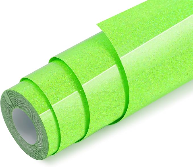 Green Glitter HTV Heat Transfer Vinyl - Image 8