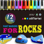 Rock Painting Perfection Markers Pens: 12 Vibrant Colors - Image 9