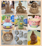 6 lb Terracotta Natural Air-Dry Clay - Image 2