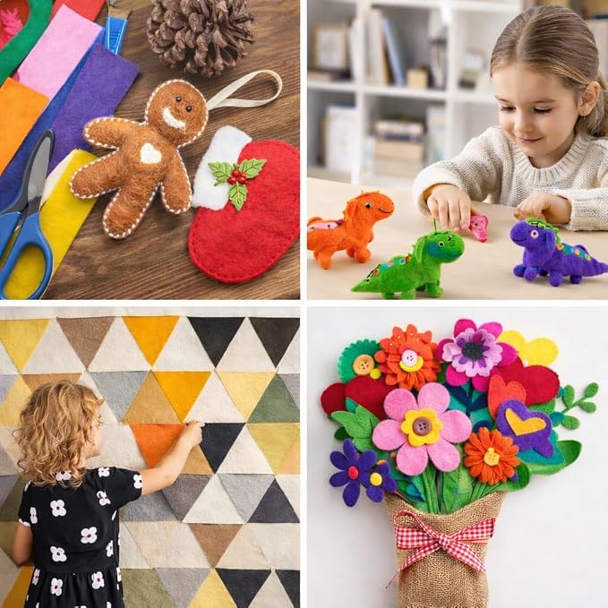FabricLA Felt Fabric 72" Wide 1.6mm Thick Acrylic Felt by The Yard - Image 5