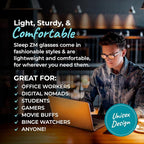 Sleep ZM Blue Light Blocking & Light Sensitivity Glasses - Image 4