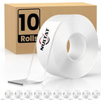 NULTAT 100 Feet Double Sided Tape Heavy Duty, Nano Reusable, Washable Double by NULTAT