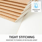 feela 15 Pack Blank Kraft Notebooks, Unlined Sketchbook Note Pad Travel Journal - Image 4