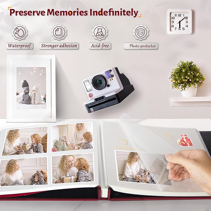 Artfeel Photo Album Self Adhesive Scrapbook, Large Photo Book - Image 2