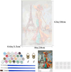 Lxmsja Elegant Woman Paint by Numbers Kit - Image 4