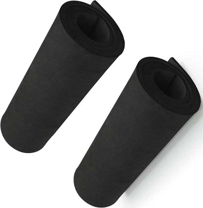 2-Pack Black Eva Foam Cosplay Sheets roll, Premium eva Craft Foam 6mm Thick by MEARCOOH