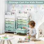 4 Drawer Rolling Storage Cart - Image 8