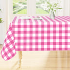 Smiry Rectangle Table Cloth, Waterproof Vinyl Tablecloth by Smiry