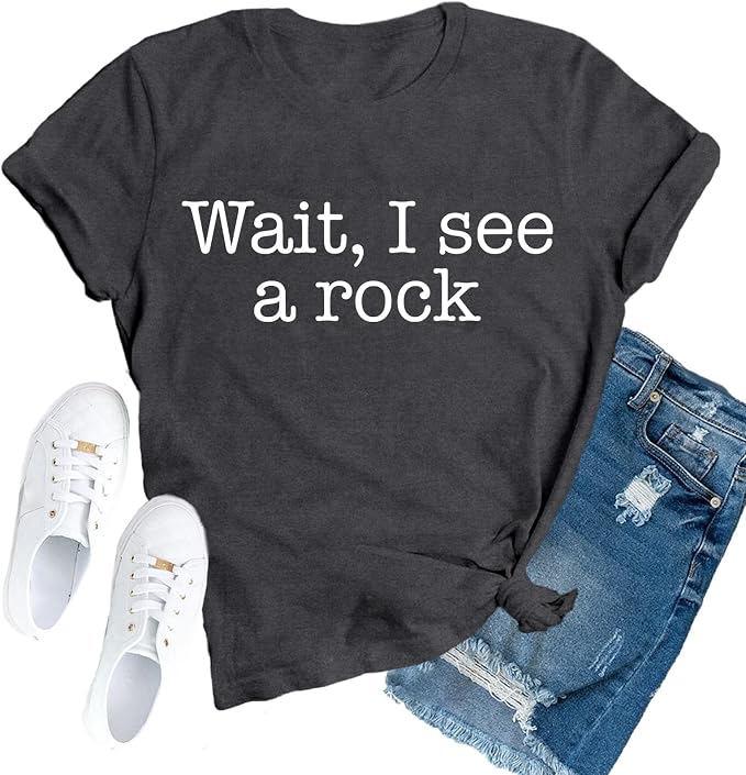 Rock Collecting Shirts for Women Rock Hounding T-Shirts Stone Collectors Lovers by TUPOSU