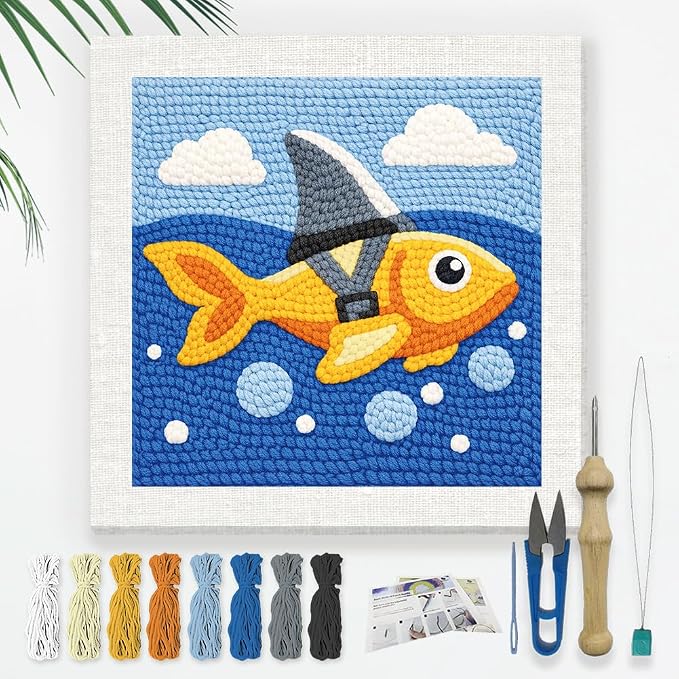 Doodlream Cartoon Fish Needle Kit by Doodlream