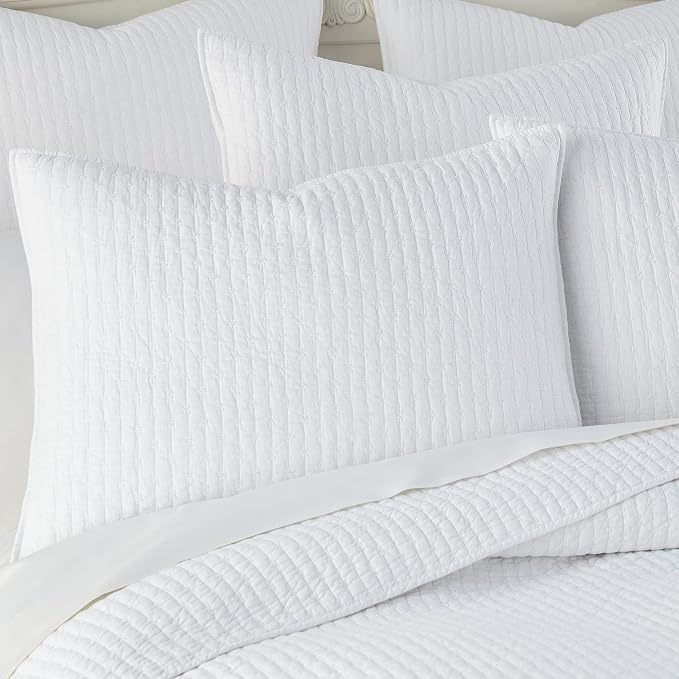 Levtex Home Cross Stitch Reversible Queen Bedspread Set - Image 6