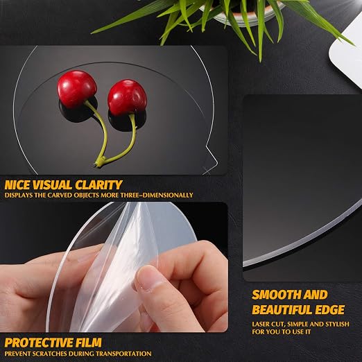 6 Pieces 2 mm Acrylic Sheet Transparent LED Film - Image 4