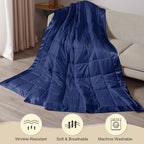 downluxe Weighted Blanket Queen Size, 15 lb Weighted Blanket - Image 6