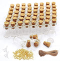 200 Pcs 0.5ml Mini Small Glass Bottles by Minsily