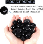 DUQGUHO Black Obsidian Natural Healing Crystals Set - Image 7