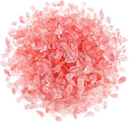 WAYBER Decorative Pebbles, 1 Lb/460g Pink Crystal Quartz Stones Irregular Rock by WAYBER