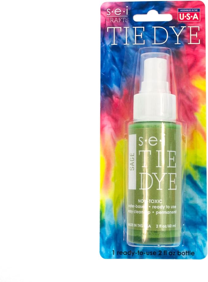 S.E.I. Sage Tie Dye Spray Bottle: 2oz. Non Toxic Fabric Dye Spray, DIY - Image 4
