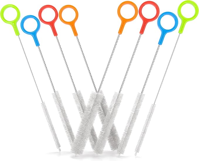 Buenalife Heavy Duty Cleaning Brushes Set of 8 by Buenalife