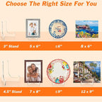 5 Pack Acrylic Display Stand, Plate Stand - Image 4