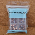4000Pcs Mixed Size Hot Fix Round Crystals Gems Glass Stones Hotfix Flat Back - Image 4